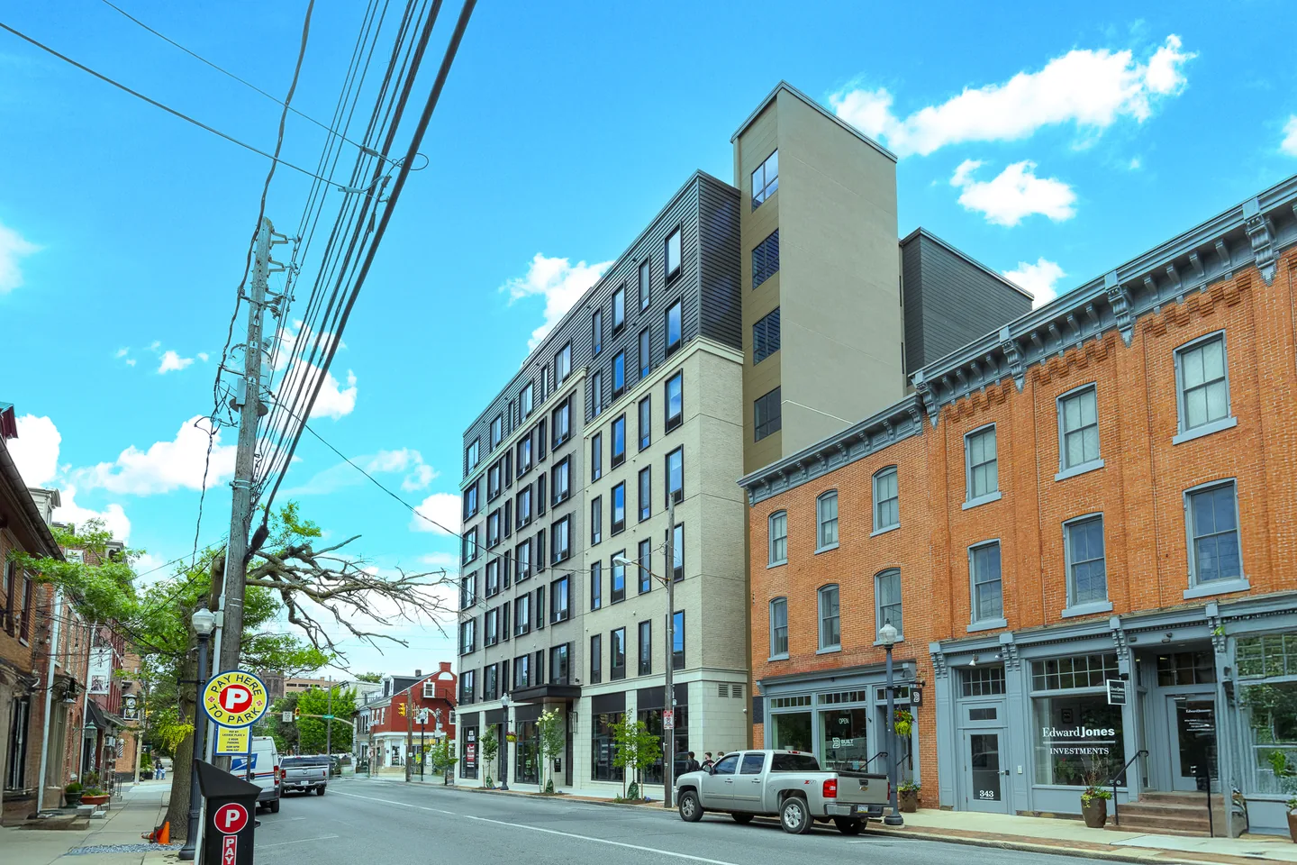 The Alistair Apartments on the 300 Block of North Queen Street in downtown Lancaster